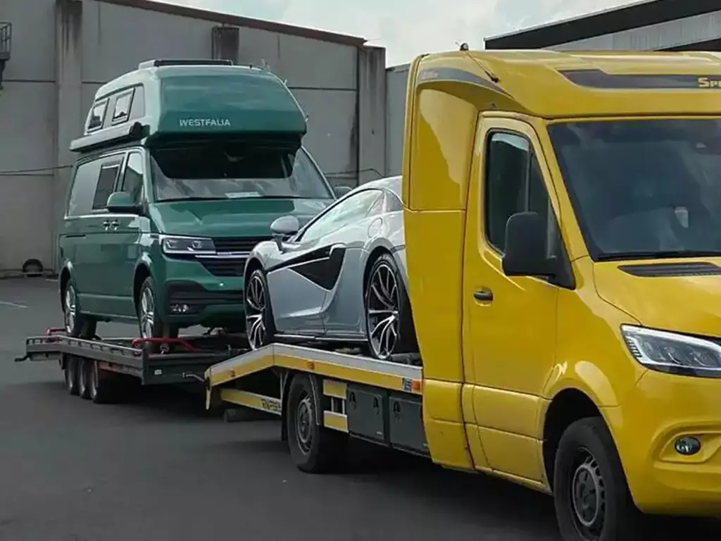 Доставка авто эвакуатором по Германии