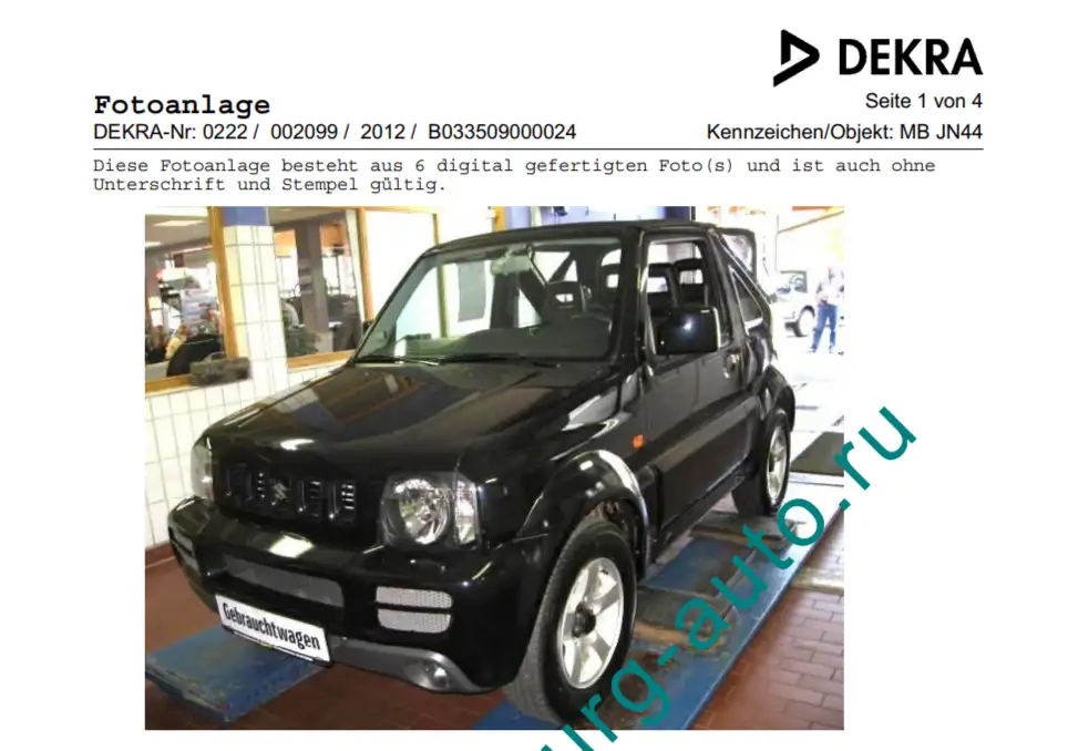 Экспертиза Suziki Jimny