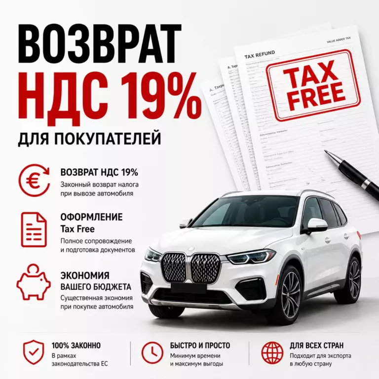 Услуги по возврату НДС