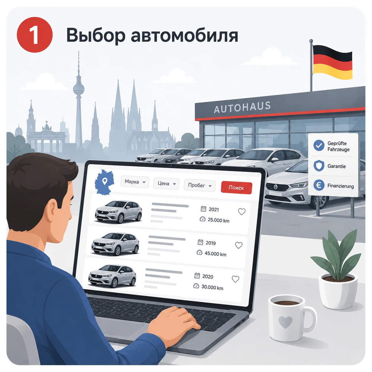 Этап 1 — Выбор автомобиля