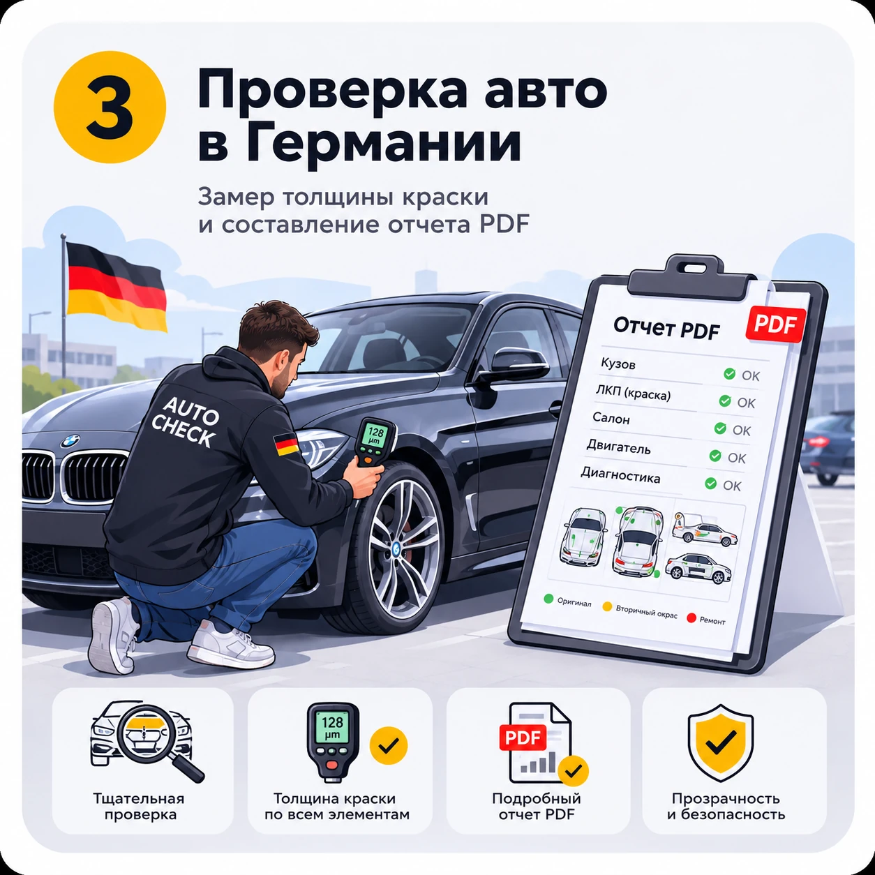 Этап 3 — Проверка автомобиля